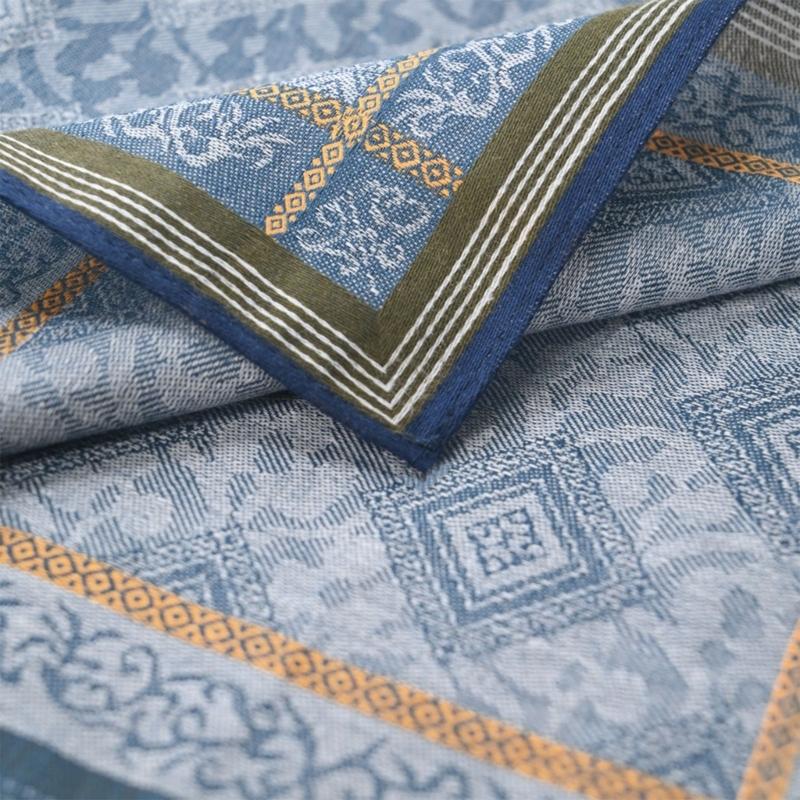 Cotton Jacquard Handkerchief For Men Soft Quick Drying Classical Pattern Pocket Square Hankie For Grooms Weddings Party