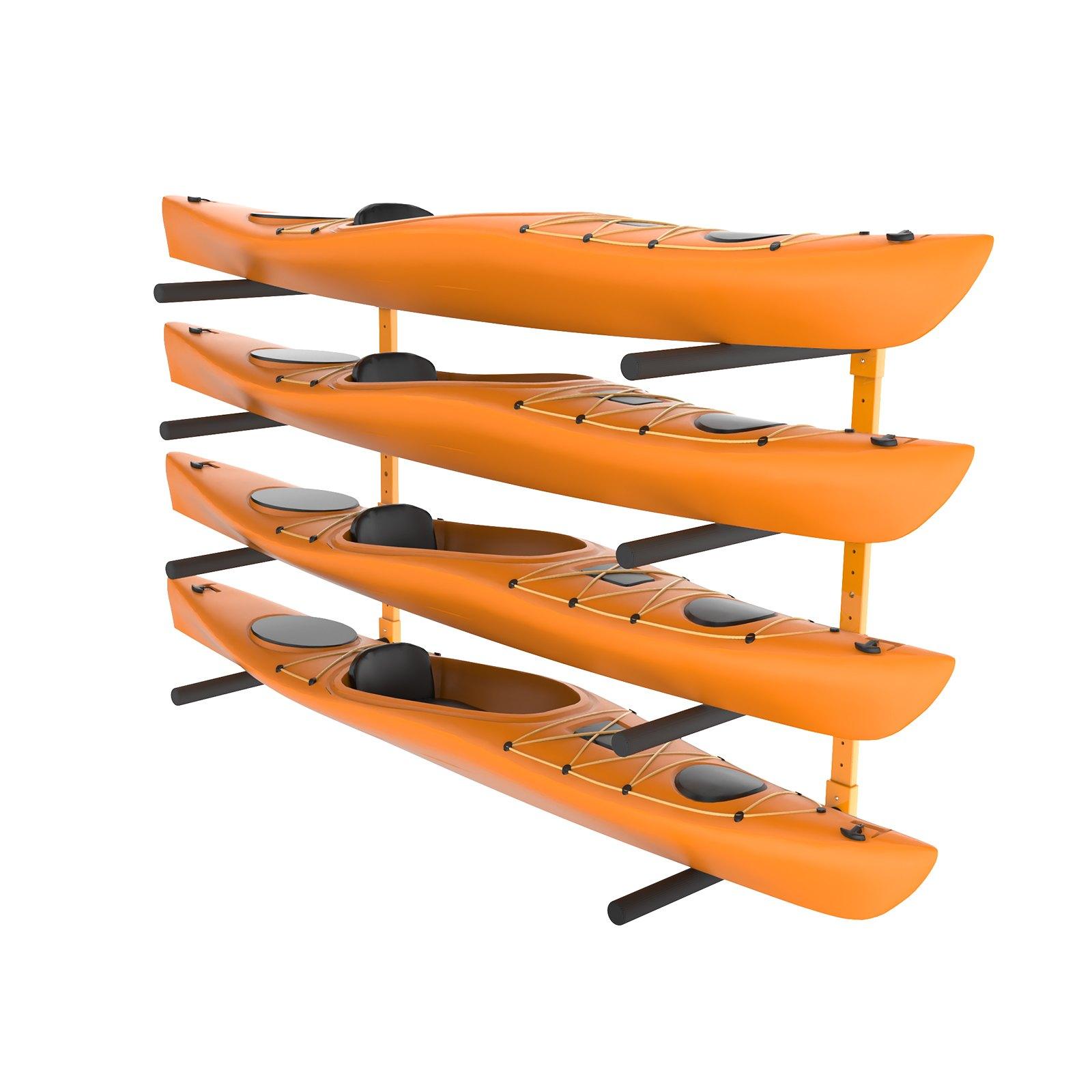 VEVOR Wall Kayak Storage Rack, 4-Capacity