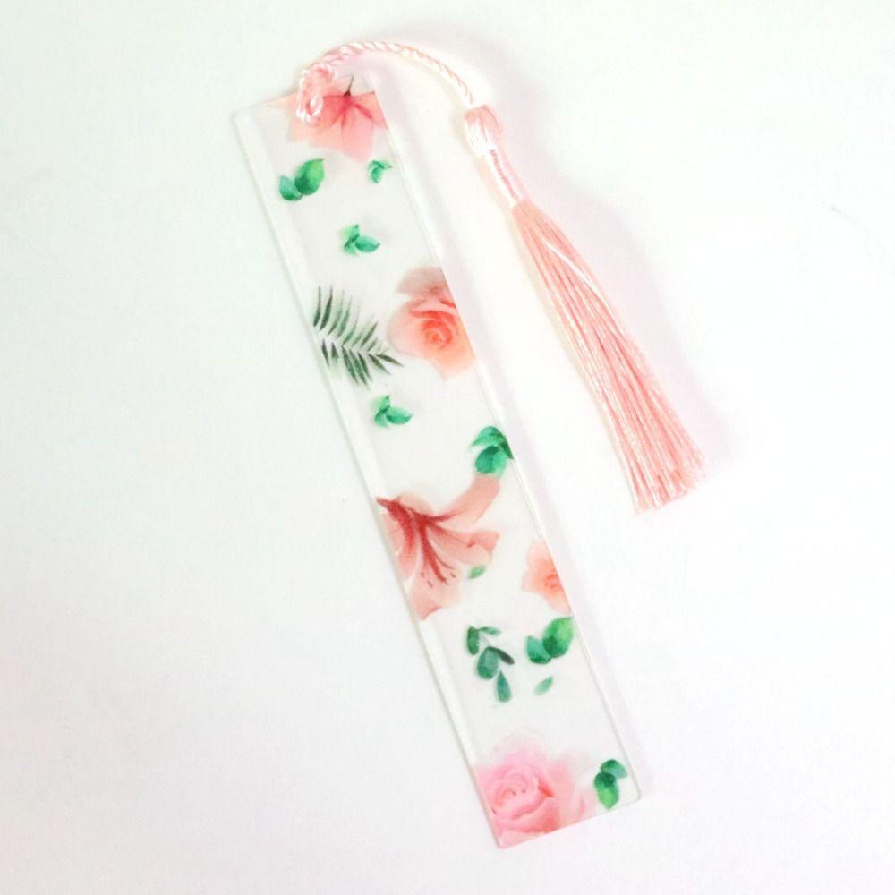 Vintage Book Page Marker Transparent Bookmarks Crafts Acrylic Reading Bookmark  Graduation Gift