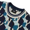 MLB SS22 New York Yankees Stampa Lettere Color Block Girocollo Manica Corta T-Shirt Unisex T-Shirt Blu Navy 3ATSM0124-50NYD