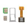 Universal TF DIY Hybrid Sim Slot Dual SIM Card Adapter Nano Cato For Micro SD Extender