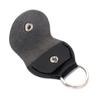 Keychain Guitar Picks Holder Bag Leather-Black