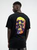 Men's Black Point X Neon Skull Oversized Short Sleeve T-Shirt L