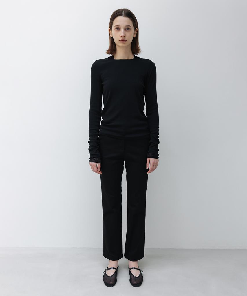 INSILENCE WOMEN W Supima Cotton Long Sleeve T-Shirt Black