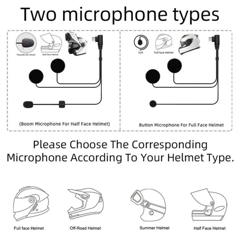 Buy T2 Motorcycle Helmet Headset For Rider Bluetooth Intercom