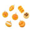 Resin 3D Food Toy Keychain: Cute Bread, Pineapple Bun & Hamburger Pendant - DIY Handmade Jewelry Accessory