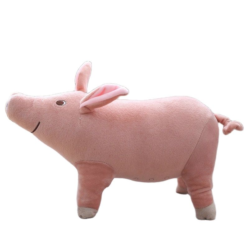 Favorite Toy Unisex 25-60Cm Giant Size Pig Plush Toy Stuffed Soft Animal Simulation Pig Doll Gift