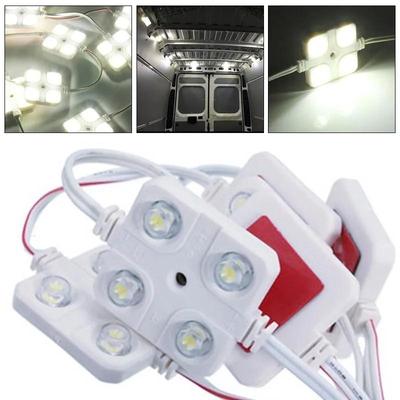 2023 12V 20LEDs Van Interior Lights White LED Lamp Waterproof with LED Project Lens for LWB Van Boats Caravans Trailers Celling Light