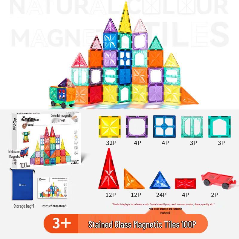 Магнитные Трековые Трубчатые Головоломки Строительные Блоки