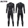 ZCCO 3MM Diving Suit Men With Thick Warm Swimsuit Women Snorkeling One-piece Long-sleeved Jellyfish