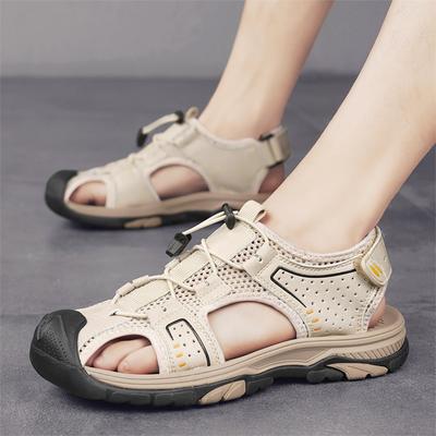 Moda Yüksek kaliteli Baotou sandaletler Trend Yaz Nefes alabilen Ayakkabılar Erkek Günlük Rahat Çok yönlü seyahat ve gezinti ayakkabıları