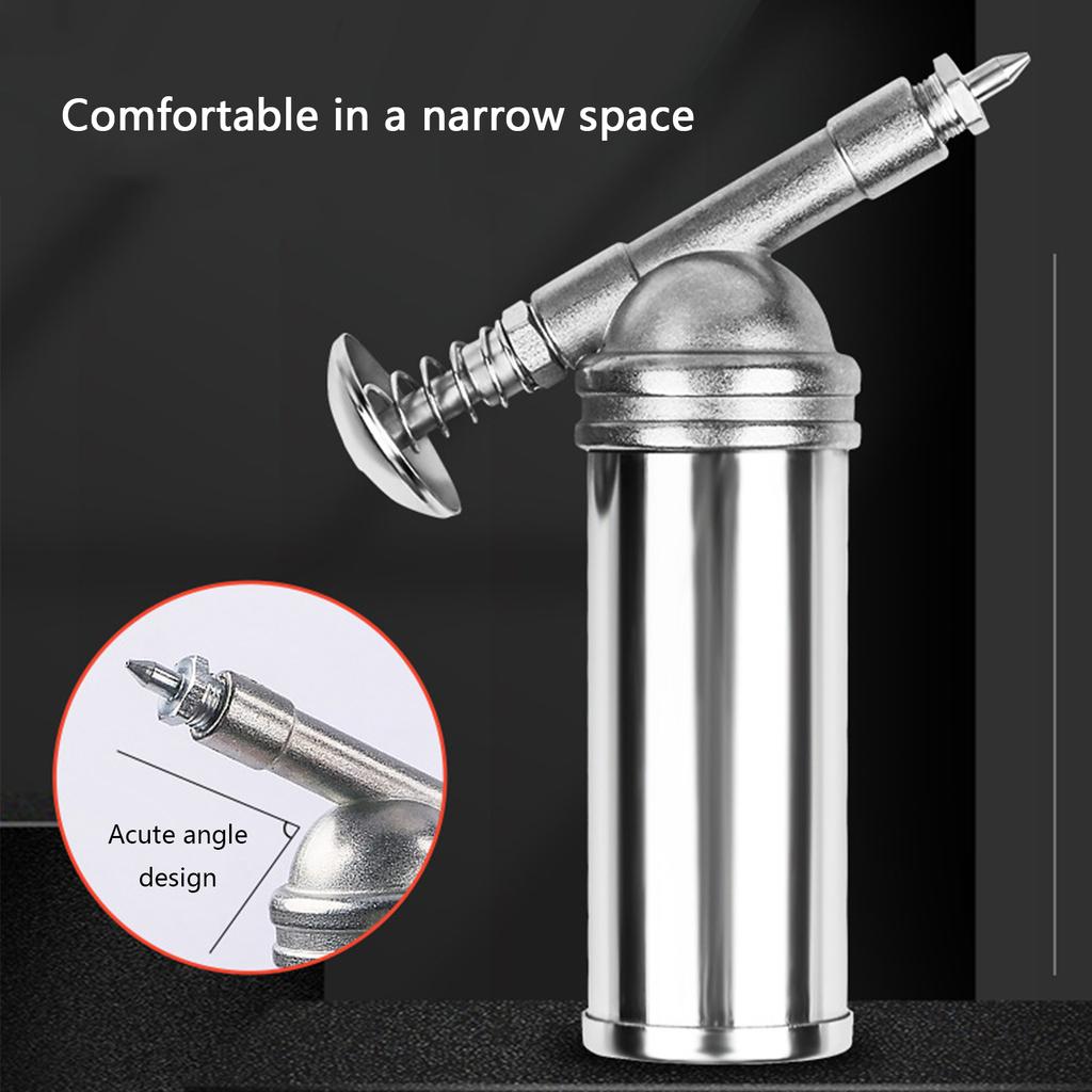 Manual High Pressure Oiler Airbrush Gun Bicycle 80CC Grease Gun Pump Hose Grease Spray Gun For Road Bike MTB Repair Tool