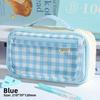 Style Fabric Pen Case With Portable Design For Stationery Organization