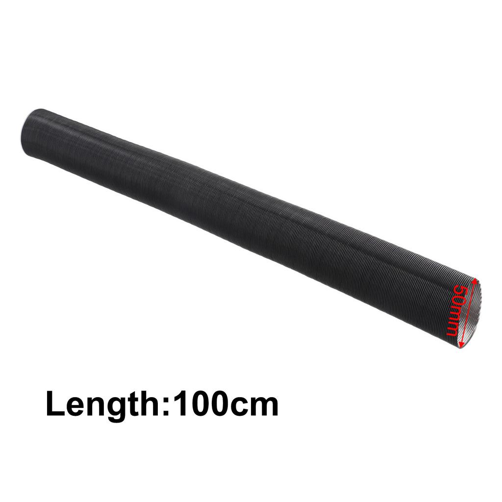 1 Pcs ID50 Mm Heating Duct Auxiliary Heater Accessories Aluminium Foil Air Intake Hose Air Ventilation Pipe Heat Resistant