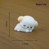 Miniature Cute Cartoon White Puppy Resin Ornament for Home Decor