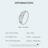 BAMOER 925 Sterling Silver Retro Iris Ring & Earrings Jewelry Set for Women Girls Fine Jewelry Birthday Gift