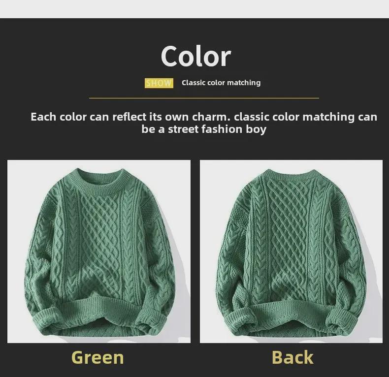 Wine Red Zodiac Year Knitted Sweater for Men and Women - Christmas and Winter Fashion