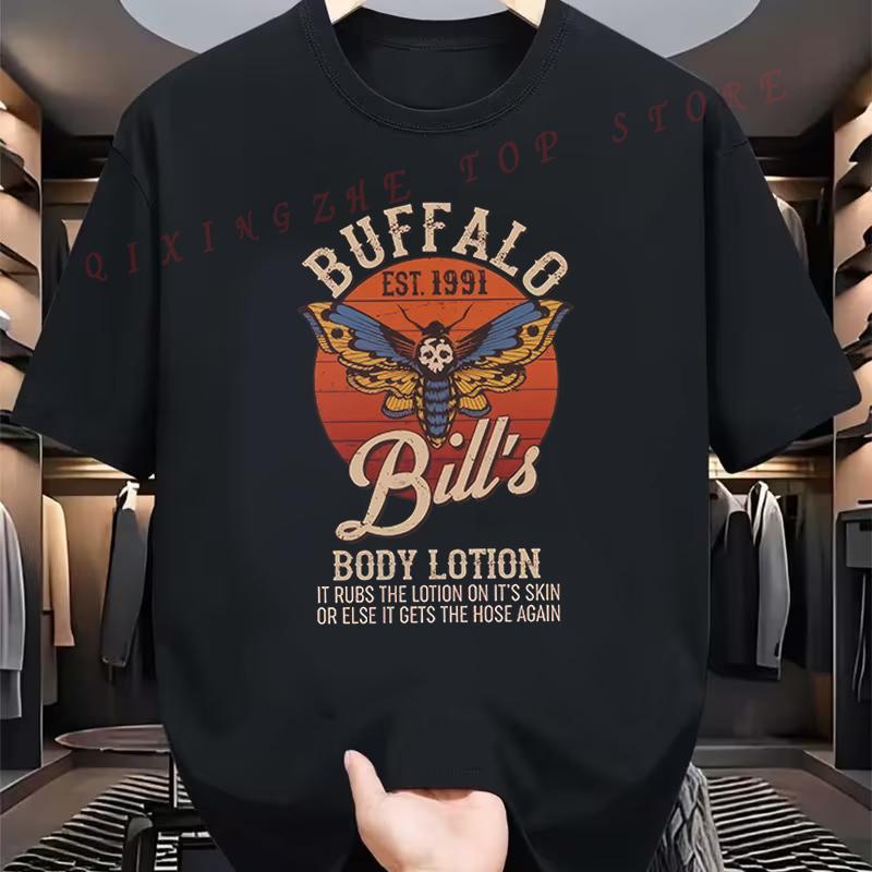 Buffalo BillS Body Lotion TShirt Silence Of The Lambs Movie Tee Funny Present For Mens Short Sleeve TShirts Oneck Top Tees