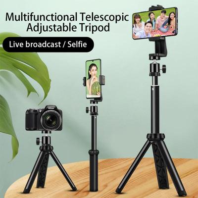 3in1 Portable Handheld Multifunction Desktop Tripod 1/4 Screw Head Flexible Selfie Tripod Stand For Phone Camera Live Streaming