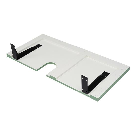 Bathroom Washbasin with Storing Tray Big Sink Wide Platform Large Storage Space Spacious Drawer Store Clothes Stable