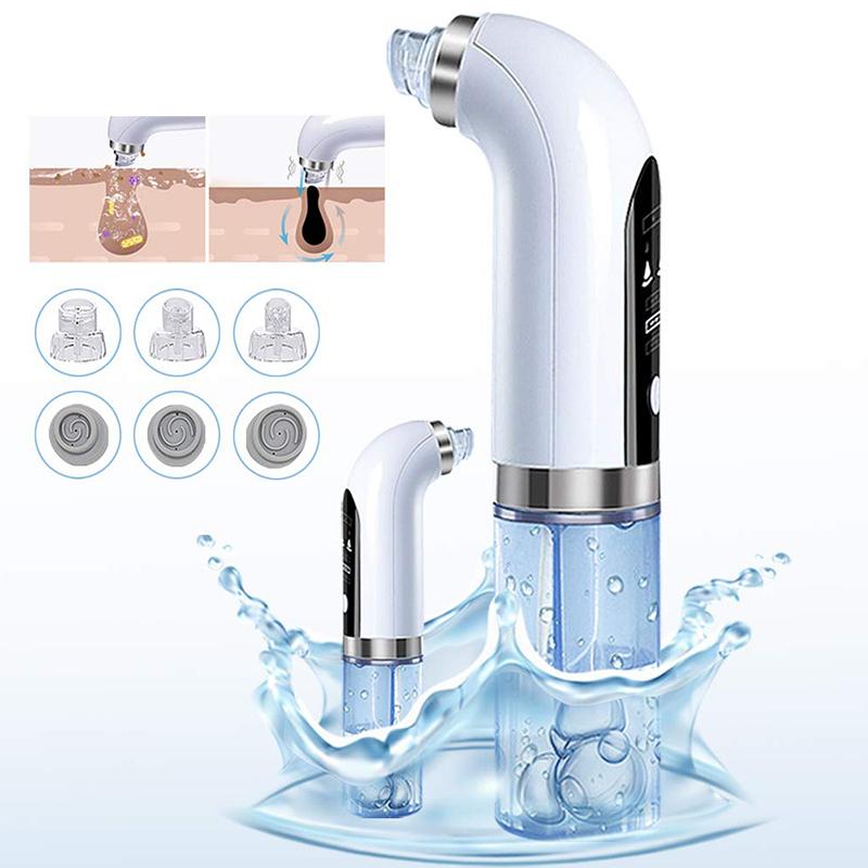 Xiaomi Deep-cleaning Silicone Handheld Blackhead Remover with Vacuum Suction Power, Capable of Cleaning Pores and Removing Acne.