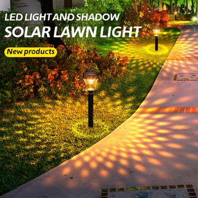 LED solární světla na cestu Vodotěsná krajinná lampa Solární zahradní osvětlení pro dvorek terasu Trávník Dvorek chodník Dekor