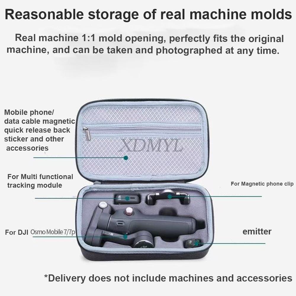 Tragbare Wasserdichte Schützende Tragetasche Anti-Fall Reisebox Aufbewahrungstasche Für DJI Osmo Mobile 7/7P Handheld Gimba Zubehör