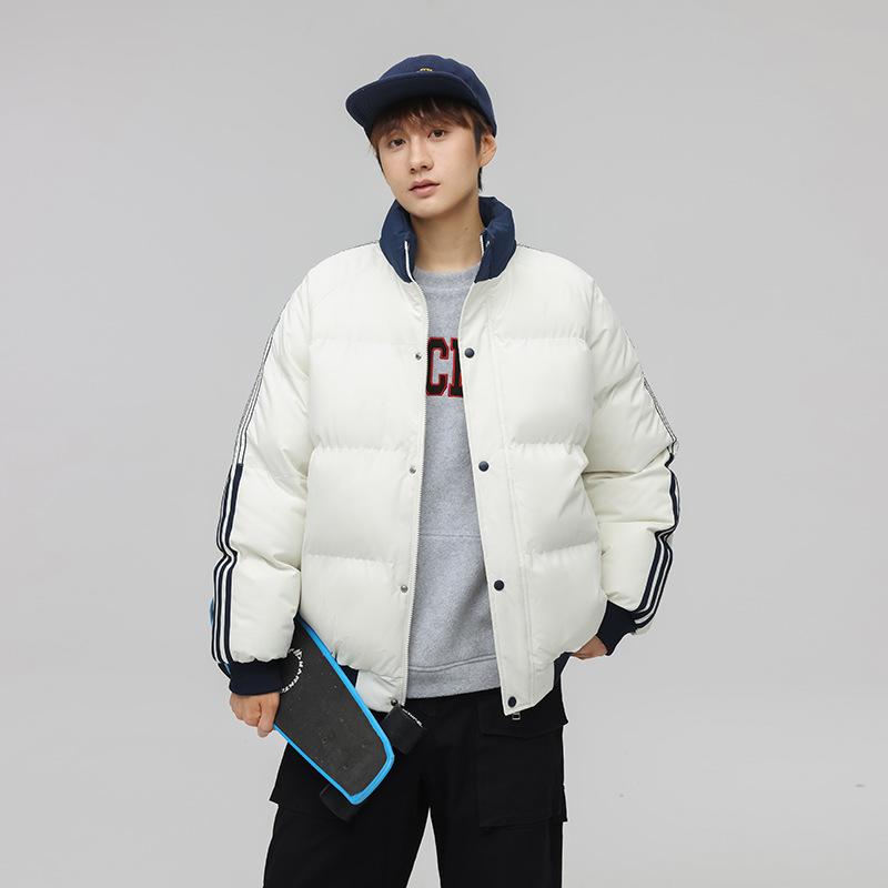 Куртка-стойка с тремя полосами — фото 5