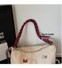 Spring Eco-friendly Japanese Embroidery Women's Versatile Shoulder & Crossbody Tote Bag