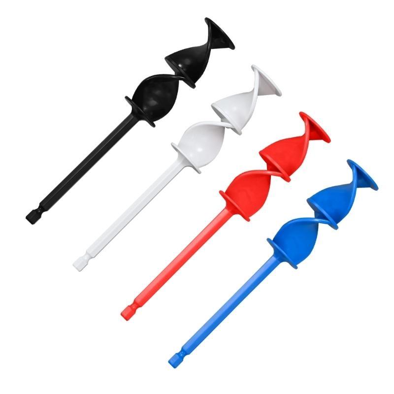 4Pcs Reusable Paint Mixer Epoxy Mixer Paddles Multipurpose Mixer Drill Attachment for Resin Paint Silicone Ceramic