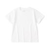 MUJI Kids Organic Cotton Crewneck Short-Sleeve T-Shirt Lavender Size 130 CB1RWA6S
