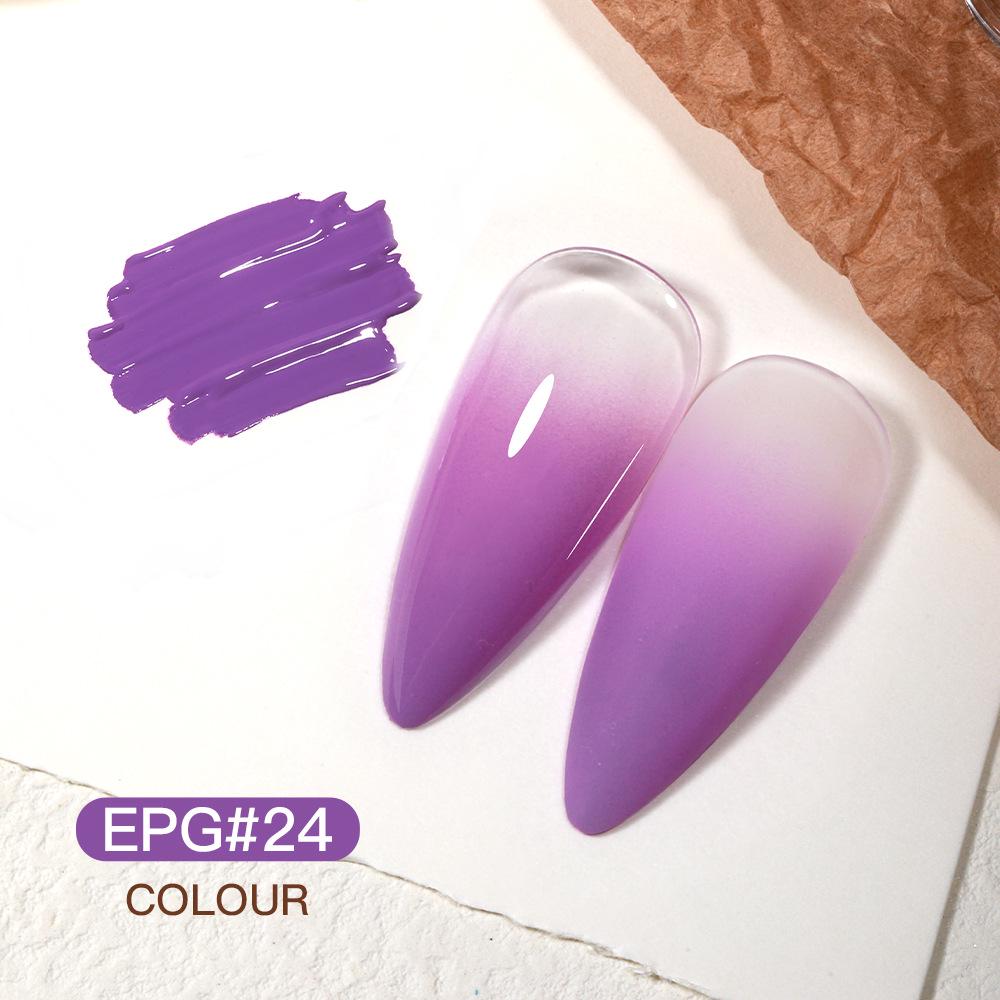 AS Rouge Pat Gel Nail Polish: High Saturation, Thick Gradient Blush Smudge Gel