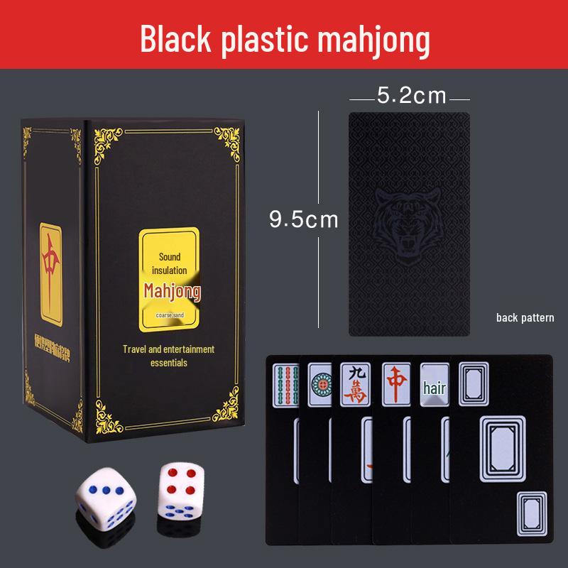 Водонепроницаемые мини-игральные карты для маджонга из матового ПВХ