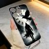 T-THE CROWS  T-Thriller Phone Case Transparent Silicone Soft For iPhone 17 16 15 14 13 12 11 Mini Pro Max Plus
