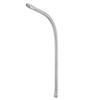48cm Mikrofonní husí krk prodlužovací trubka s kovovým univerzálním flexibilním pro DIY stříbrný 5/8-27 závit, hadice, rameno, použití,