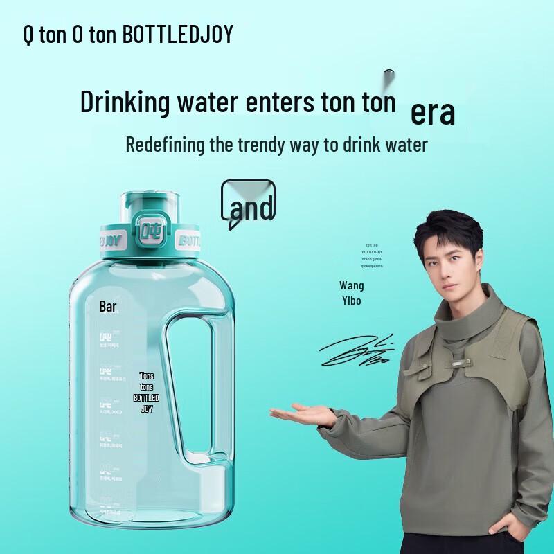 Dundun 1.5L Tritan Dual-Drink Water Bottle