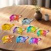 Handmade Glass Turtles Figurines Miniature Glass Turtles Figurine Glass Art Animal Figurine for Collectible,Home Decors
