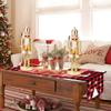 Nutcracker Christmas Decor Wood Christmas Decorations Nutcracker Holiday Party Supplies for Dormitory School Offices Apartment