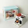 Compact Size Dollhouse Oven Kit Plastic Doll Kitchen Ware Model  Playtime Fun