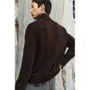 H M Regular Fit Turtleneck Sweater Dark Brown