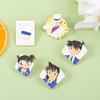Colorful Anime Boy Cartoon Brooch Unique Alloy Metal Badge Perfect For Fans And Collectors