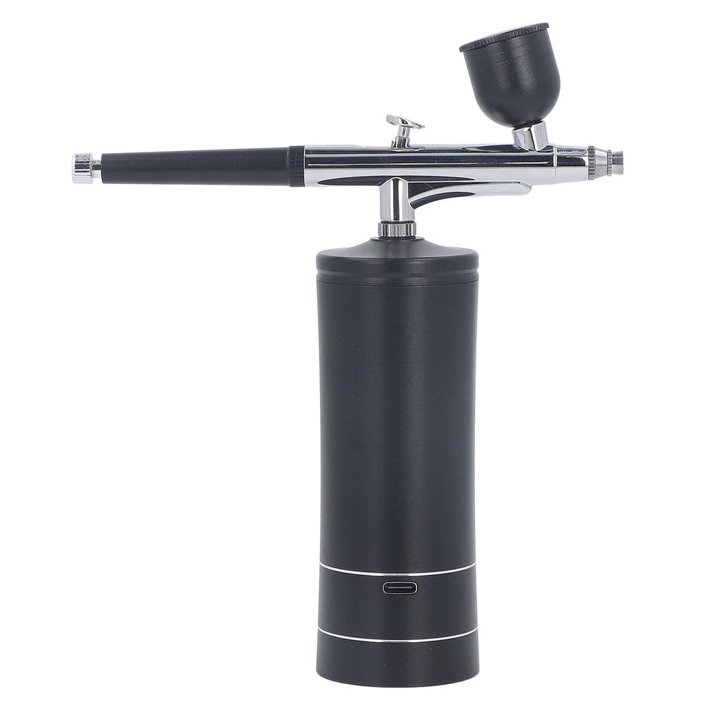 Airbrush Kit Cordless Non Clogging High Pressure 2 PSI Modes Oxygen Injection Machine with Cleaning Brush 20cc 40cc Canister