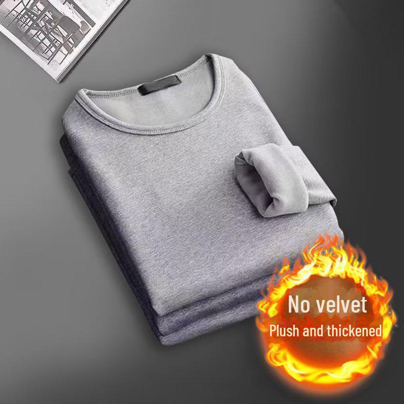 

2024 Чоловіча Термофутболка з Оксамиту: Готовий до зими, Молодіжний, Ідеально підходить для носіння як окремо, так і шарами 4XL