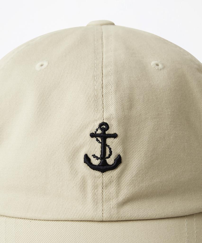 OUTSTANDING Mil Series Cotton Ball Cap(Anchor)_Beige