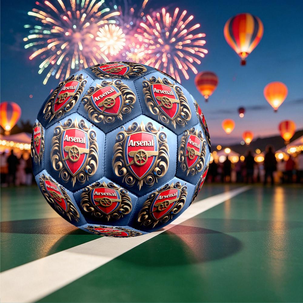 1 pz Pallone da Calcio Standard Taglia 5, Palloni da Calcio, Pallone da Calcio con Motivo di Squadra di Calcio, Cucito a Macchina, Pallone per Allenamento e Partita all'Aperto