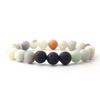 European American Cross-Border Yoga Bracelet: Volcanic Stone, Sea Wave, Starfish, Lotus Pendant