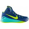 Nike Hyperdunk 2014 Round Tip Fabric Cushioning Slip Resistant High top Basketball Shoes Men's Blue Yellow 653650-473
