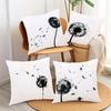 Free Silhouettes on Pillowcases Cover Bedroom Sofa Decoration Polyester Cushion Cover with Zipper