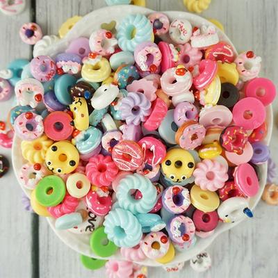 Lyriart Dessert Donut Cookie Decoden Mixed Parts Series 100 Pieces Korean Popular Toys