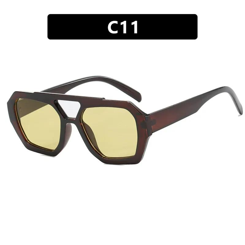 

Fashion Sunglasses Luxury Designer Colored Lenses Sun Shade Glasses for Women Vintage UV400 Brand Sun Glasses 1PC